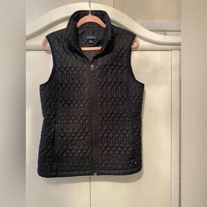 Lands' End Women's Dark Quilted Vest